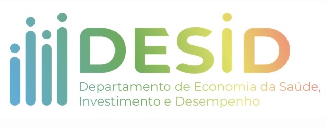 Logo do Departamento de Economia da Saúde, Investimentos e Desenvolvimento do Ministério da Saúde